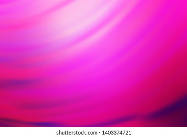 Light Pink vector backdrop with curved lines. A completely new colorful illustration in simple style. Elegant pattern for a brand book.