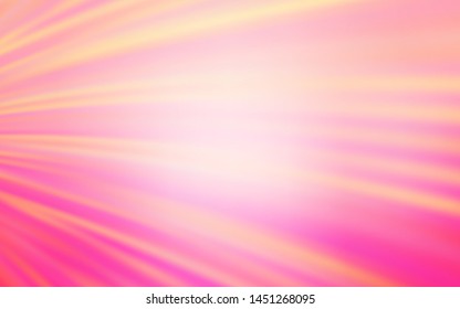 Light Pink vector backdrop with curved lines. Geometric illustration in abstract style with gradient.  New composition for your brand book.