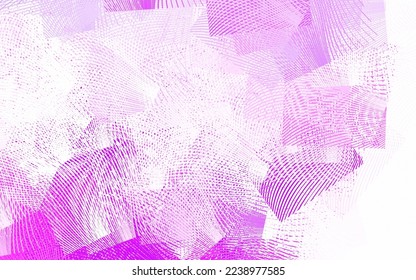 Light Pink vector backdrop with curved lines. Colorful illustration in abstract style with gradient. Best design for your business.