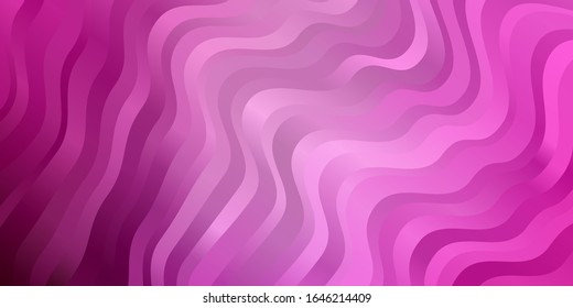 Fondo vector claro con curvas. Ilustración degradada en estilo simple con arcos. Diseño inteligente para sus promociones.