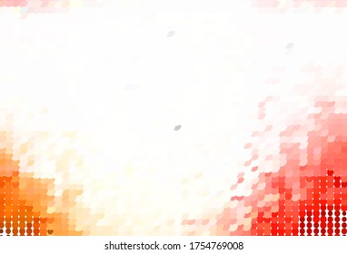 Light Pink vector backdrop with dots. Illustration with set of shining colorful abstract circles. Pattern for futuristic ad, booklets.