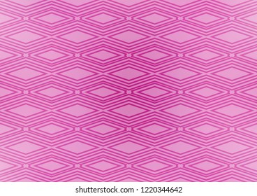 Light Pink vector backdrop with lines, cubes. Modern geometric abstract illustration with lines, squares. Pattern for business booklets, leaflets.