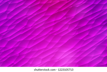 Light Pink vector backdrop with lines, triangles. Abstract gradient illustration with triangles. Pattern can be used for websites.
