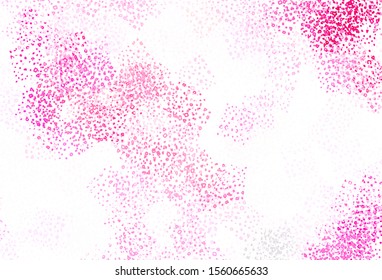 Light Pink vector backdrop with memphis shapes. Simple colorful illustration with abstract gradient shapes. Simple design for your web site.