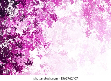 Light Pink vector backdrop with memphis shapes. Illustration with colorful gradient shapes in abstract style. Elegant design for wallpapers.