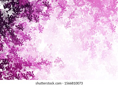 Light Pink vector backdrop with memphis shapes. Colorful chaotic forms with gradient in modern style. Simple design for your web site.