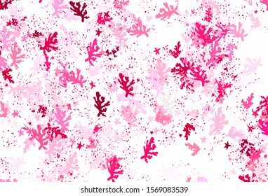 Light Pink vector backdrop with memphis shapes. Modern abstract illustration with colorful random forms. Background for a cell phone.