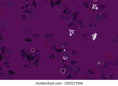 Light Pink vector backdrop with memphis shapes. Modern abstract illustration with colorful random forms. Best smart design for your business.