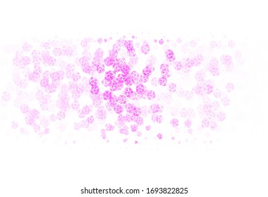 Light Pink vector backdrop with memphis shapes. Colorful chaotic forms with gradient in modern style. Background for a cell phone.
