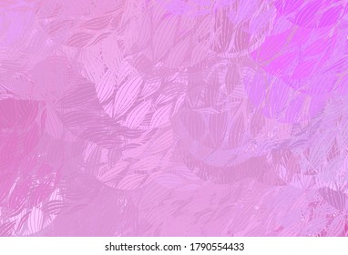 Light Pink vector backdrop with memphis shapes. Modern abstract illustration with colorful random forms. Best smart design for your business.