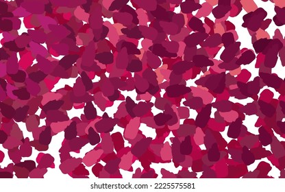 Fondo vector claro rosa con formas memphis. Coloridas formas caóticas con gradiente de estilo moderno. Diseño elegante para tapices.