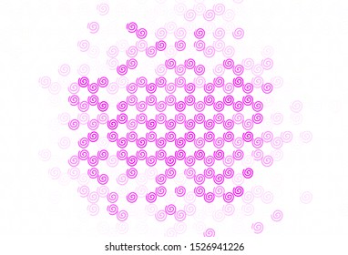 Light Pink vector backdrop with wry lines. Geometric illustration in abstract style with gradient.  New composition for your brand book.