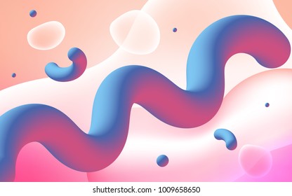 Light Pink vector background with abstract circles. Creative illustration in halftone memphis style with gradient. The best blurred design for your business.