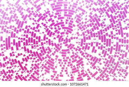 Light Pink vector background with abstract lines. Colorful abstract illustration with gradient lines. The template for cell phone backgrounds.