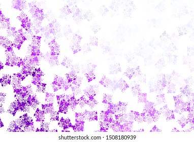 Light Pink vector background with abstract shapes. Modern abstract illustration with colorful random forms. Modern design for your business card.