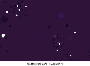 Light Pink vector background with abstract shapes. Decorative design in abstract style with random forms. Elegant design for wallpapers.