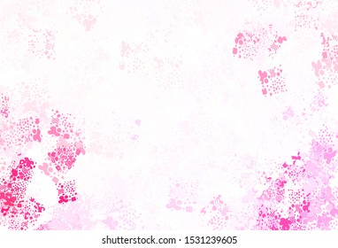 Light Pink vector background with abstract shapes. Illustration with colorful gradient shapes in abstract style. Simple design for your web site.