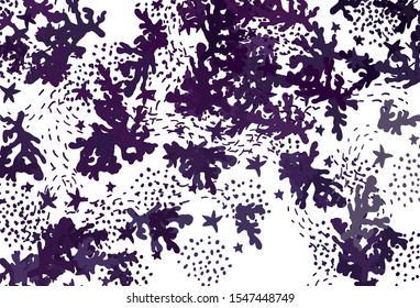 Light Pink vector background with abstract shapes. Illustration with colorful gradient shapes in abstract style. Modern design for your business card.