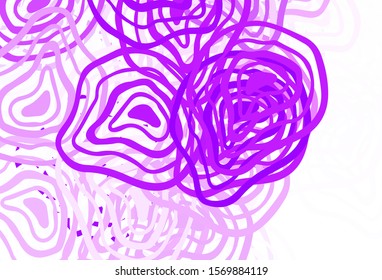 Light Pink vector background with abstract shapes. Colorful chaotic forms with gradient in modern style. Simple design for your web site.