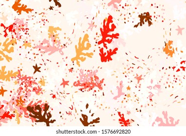 Light Pink vector background with abstract shapes. Illustration with colorful gradient shapes in abstract style. Best smart design for your business.