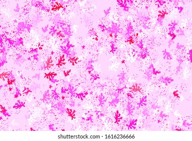 Light Pink vector background with abstract shapes. Simple colorful illustration with abstract gradient shapes. Best smart design for your business.