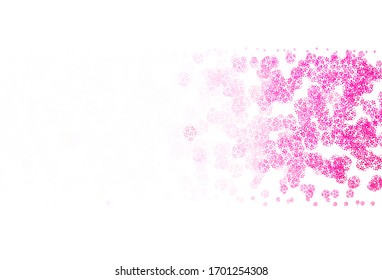 Light Pink vector background with abstract shapes. Modern abstract illustration with colorful random forms. Background for a cell phone.