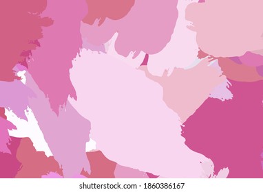 Light Pink vector background with abstract shapes. Modern abstract illustration with colorful random forms. Best smart design for your business.