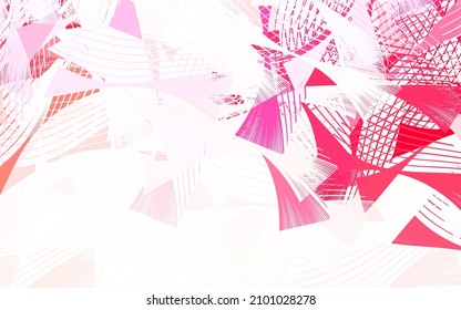 Light Pink vector background with abstract shapes. Simple colorful illustration with abstract gradient shapes. Elegant design for wallpapers.