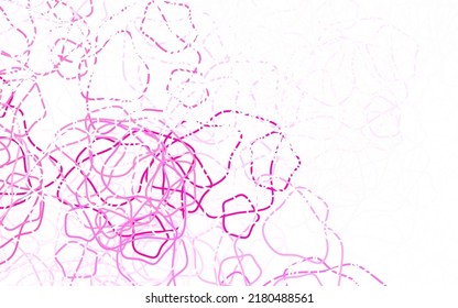 Light Pink vector background with abstract shapes. Illustration with colorful gradient shapes in abstract style. Elegant design for wallpapers.