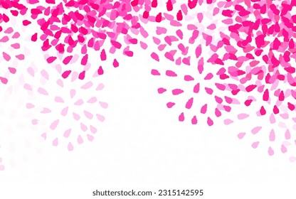 Light Pink vector background with abstract shapes. Simple colorful illustration with abstract gradient shapes. Modern design for your business card.