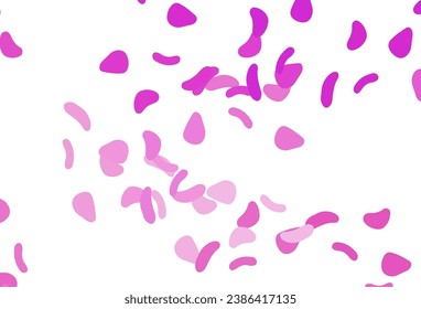 Light Pink vector background with abstract forms. Illustration with colorful gradient shapes in abstract style. Elegant design for wallpapers.