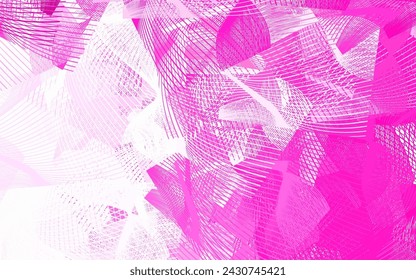 Light Pink vector background with abstract shapes. Illustration with colorful gradient shapes in abstract style. Best smart design for your business.