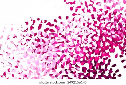 Light Pink vector background with abstract shapes. Modern abstract illustration with colorful random forms. Best smart design for your business.