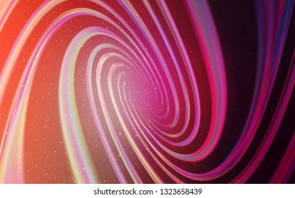 Light Pink vector background with astronomical stars. Blurred decorative design in simple style with galaxy stars. Pattern for astrology websites.
