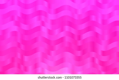 Light Pink vector background with bent lines. Modern gradient abstract illustration with bandy lines. A completely new template for your business design.
