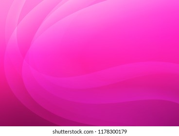 Light Pink vector background with bent ribbons. Creative geometric illustration in marble style with gradient. A new texture for your  ad, booklets, leaflets.