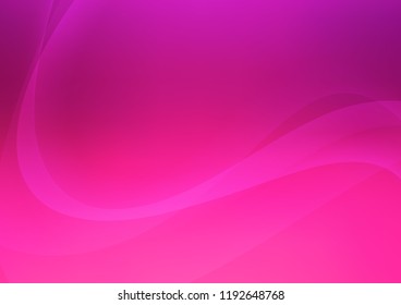 Light Pink vector background with bent ribbons. Geometric illustration in marble style with gradient.  Textured wave pattern for backgrounds.