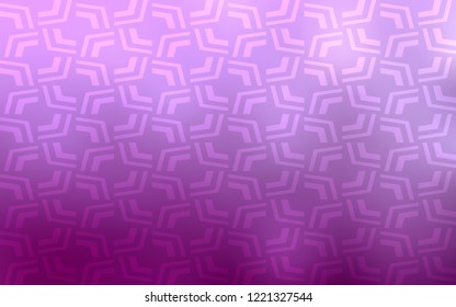 Light Pink vector background with bent ribbons. Blurred geometric sample with gradient bubbles.  A new texture for your  ad, booklets, leaflets.