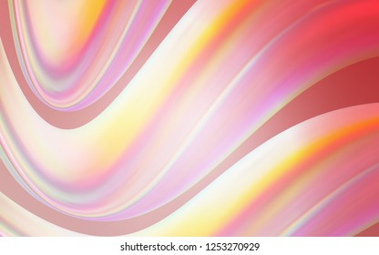 Light Pink vector background with bent lines. Modern gradient abstract illustration with bandy lines. Textured wave pattern for backgrounds.