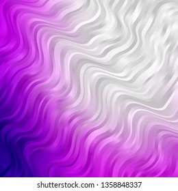 Light Pink vector background with bent lines. Illustration in abstract style with gradient curved.  Best design for your posters, banners.