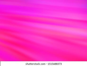 Light Pink vector background with bent ribbons. Shining crooked illustration in marble style. New composition for your brand book.