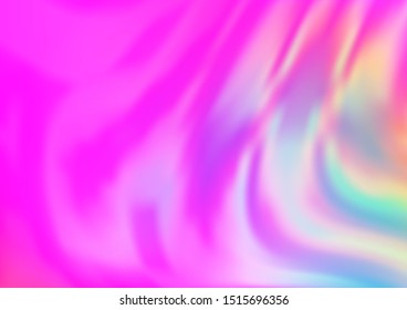Light Pink vector background with bent ribbons. Creative geometric illustration in marble style with gradient. Marble design for your web site.