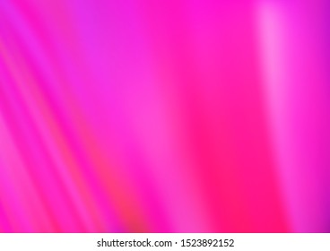 Light Pink vector background with bent ribbons. Shining crooked illustration in marble style. The template for cell phone backgrounds.