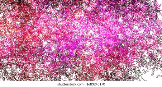 Light Pink vector background with bent lines. Brand new colorful illustration with bent lines. Pattern for websites, landing pages.