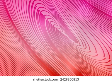 Light Pink vector background with bent lines. Colorful abstract illustration with gradient lines. Business design for posters, banners.