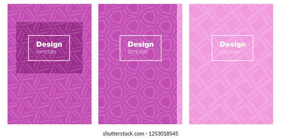 Light Pink vector background for books. Glitter abstract design concept with text box. New design for cover of books.