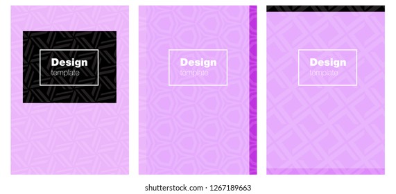 Light Pink vector background for books. Glitter abstract design concept with text box. Design for cover of books, notepads.