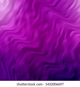 Light Pink vector background with bows. Colorful abstract illustration with gradient curves. Pattern for ads, commercials.
