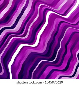 Light Pink vector background with bows. Colorful abstract illustration with gradient curves. Pattern for ads, commercials.