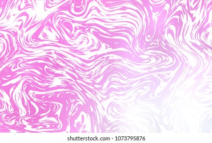 Light Pink vector background with bubble shapes. A completely new color illustration in marble style. The template for cell phone backgrounds.